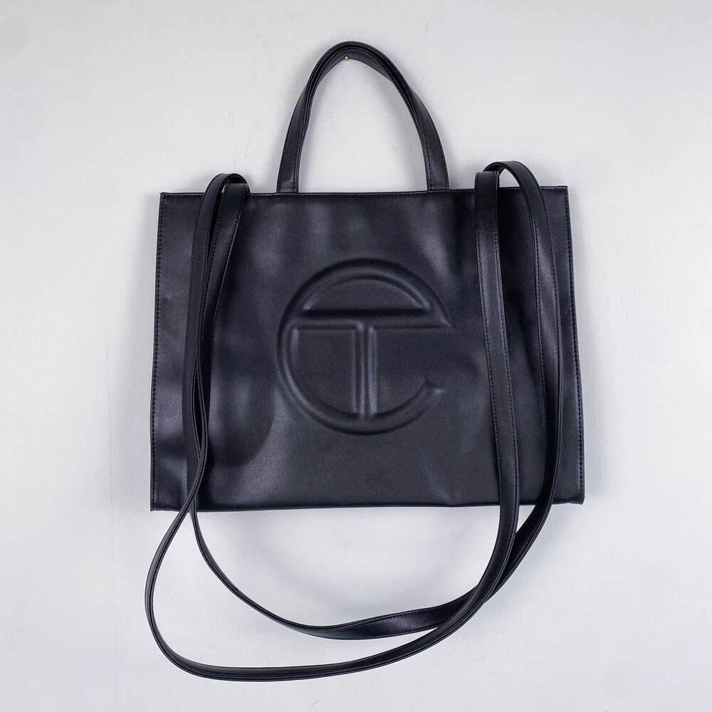 Telfar Medium Shopping Bag in Black